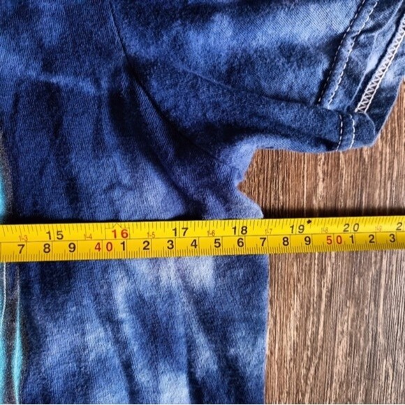 Marvel Eternals T-Shirt Mens Size Medium Blue Acid Wash Graphic Short Sleeve - Picture 11 of 11